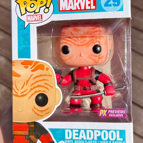 Funko Pop! Deadpool (Unmasked) | Marvel (29) Excl. to Previews