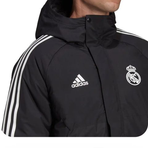 Ny adidas Mens Training TTW Parka Black Real Madrid