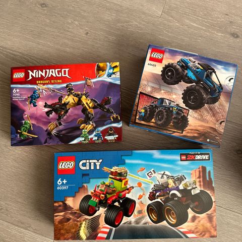 Uåpnet Lego, Lego city og Lego Ninjago