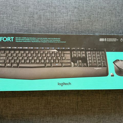 Tastatur og mus Logitech Comfort MK345