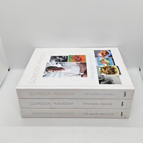 3 stk Gordon Ramsay kokebøker