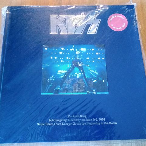 Kiss - Rock Am Ring 2010 - 3LP Limitert i Lærcover - Meget Skjelden