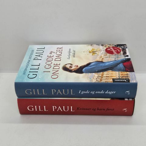 2 stk Gill Paul hardcover bøker