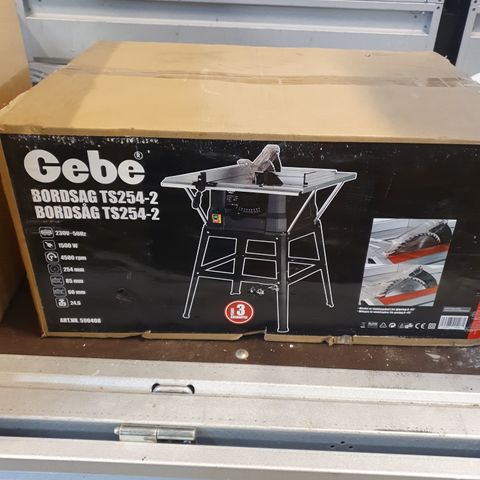 Gebe ts254-2 Bordsag