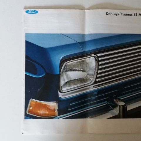 Ford Taunus 15M -brosjyre. ( NORSK ) P6