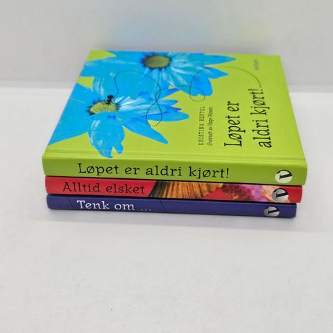 3 stk Kristina Reftel hardcover bøker