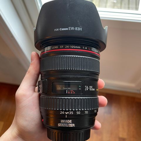 Canon 24-105 mm 1:4 L IS USM selges !