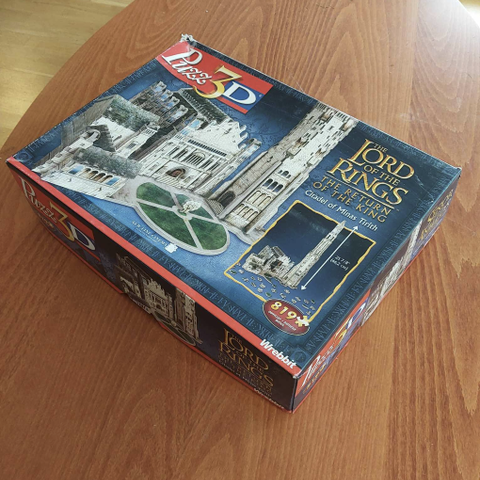 Lord of the Rings 3D Puzzle/puslespill - Puzz3D Citadel of Minas Tirith