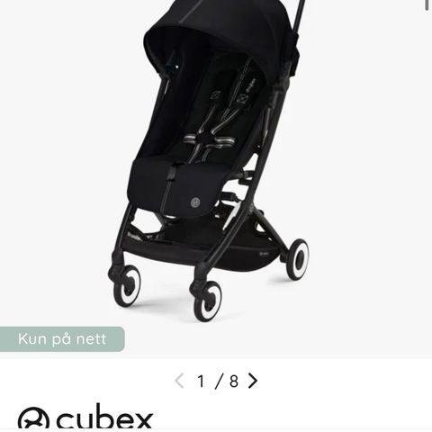 Ubrukt Cybex Libelle Moon Black 2023