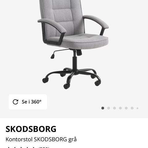 Kontorstol fra JYSK!