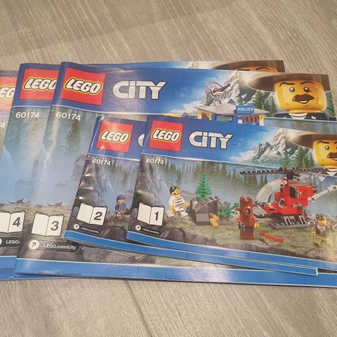 Lego City 60174 Fjellpolitiets hovedkvarter KOMPLETT