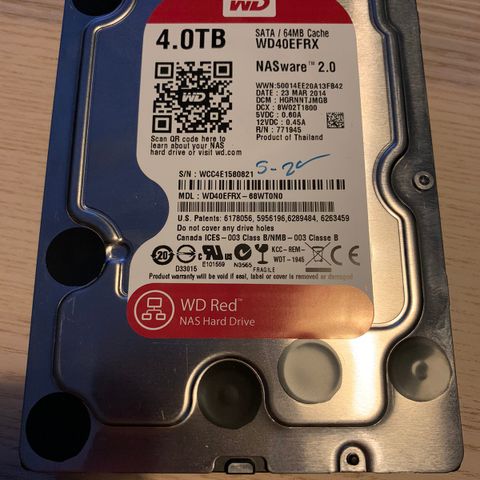 Western Digital Red Nas 4TB - WD40EFRX