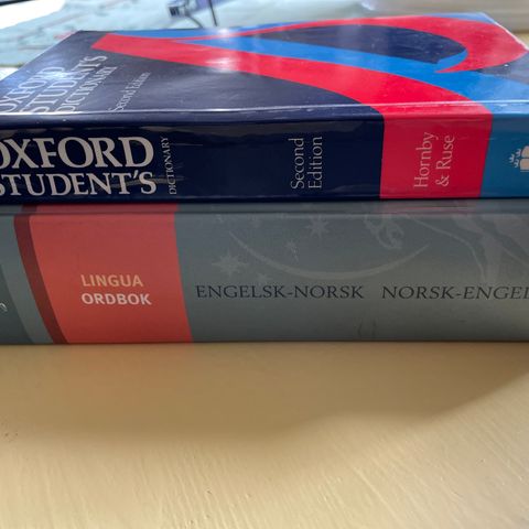 Engelsk ordbøker