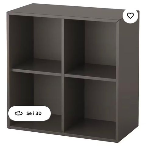 RESERVERT - IKEA Eket mørk grå