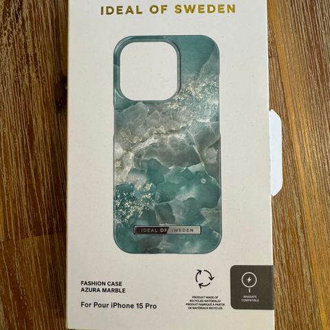 Aldri brukt deksel til iphone 15 pro fra Ideal of Sweden