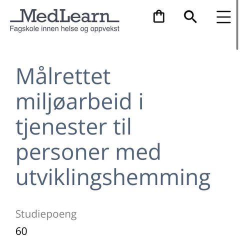 Målrettet miljøarbeid