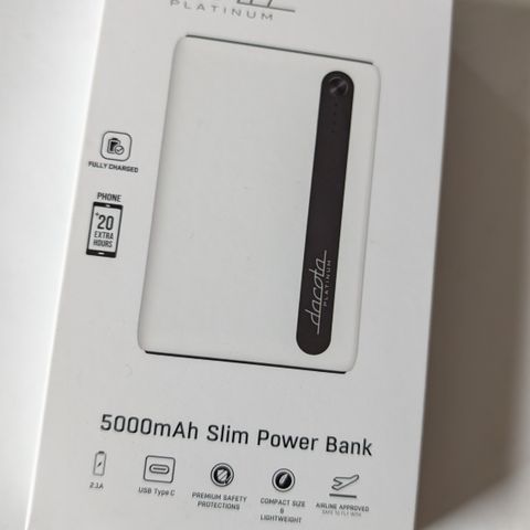 Dacota Platinum Slim power bank 5000mAh