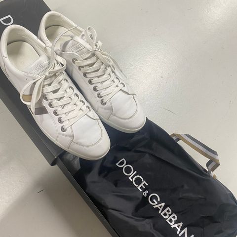 Dolce & Gabbana Hvitt Sneaker Authentic size 8