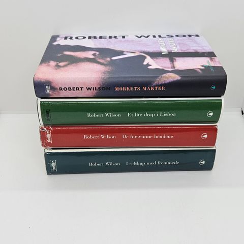 4 stk Robert Wilson hardcover bøker