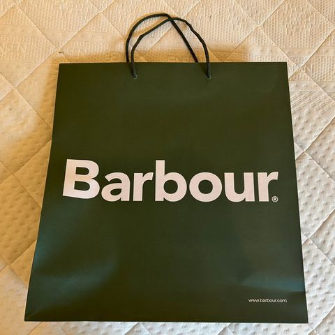 Barbour, papirbag