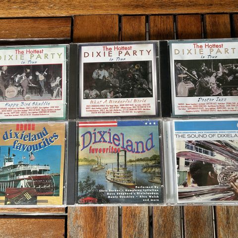 CD'er med diverse dixieland artister selges