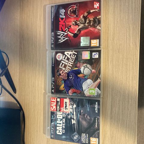 WWE 2K14, COD Ghosts, Fifa Street