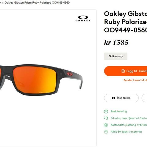 Oakley Gibston Prizm Ruby Polarized