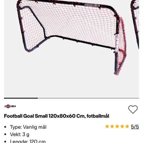 Football Goal Small 120x80x60 Cm, fotballmål