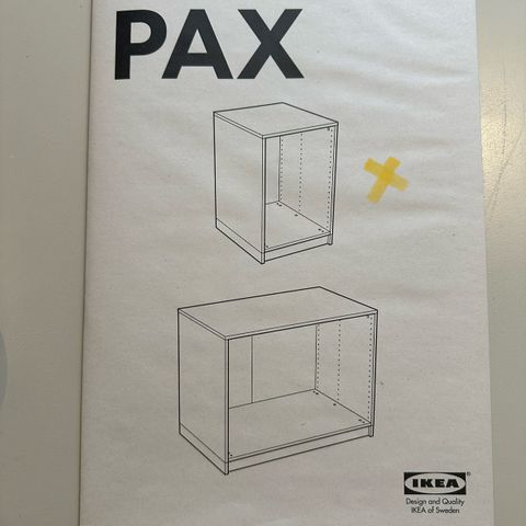 IKEA Pax stamme - hvit