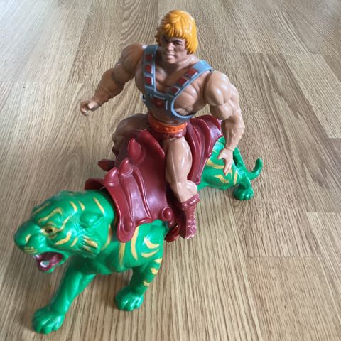 He-man og Battle Cat , MOTU , gratis frakt