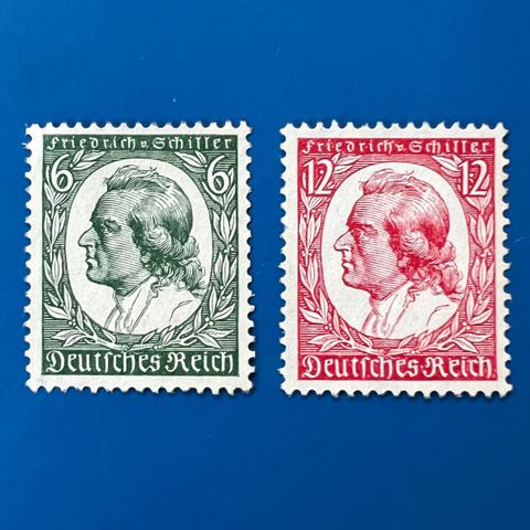 Tyske rike 1938 Michel 554-555 postfrisk
