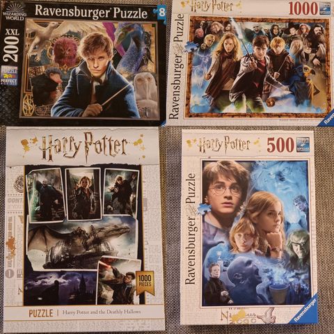 Div Harry Potter og Fantastic Beasts puslespill