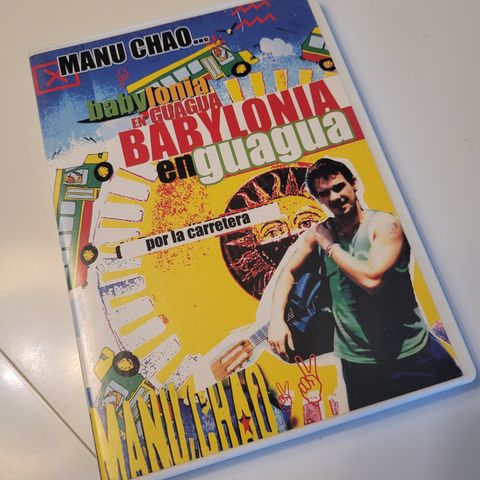 DVD manu chao babylonia en guagua