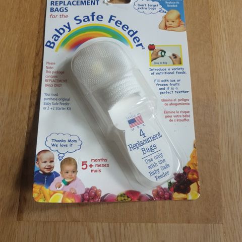 Baby safe feeder replacement bag