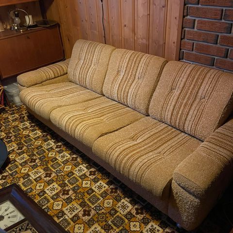 2 og 3 seter sofa 70 tallet