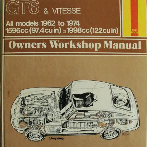 Haynes Owners Workshop Manual, Triumph GT6 & Vitesse (all models 1962 to 1974).