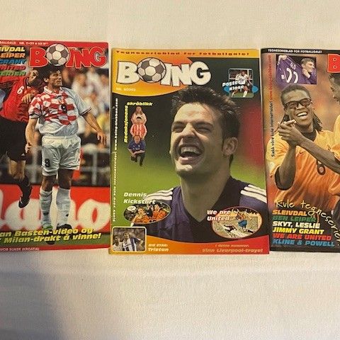 FOTBALLBLAD / BØKER - BOING - PLAKATER M.M. - KAN SENDES