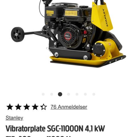 Vibratorplate / Hoppetusse