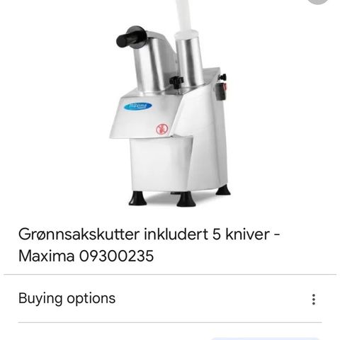 Grønnsakskutter MAXIMA inkludert 4 kniver –