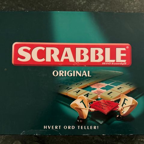 Scrabble brettspill (komplett)