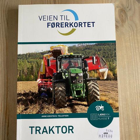 Teoribok traktor -Veien til førerkortet