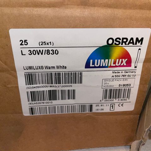 OSRAM LUMILUX L30 W/830 [ 90 cm ]