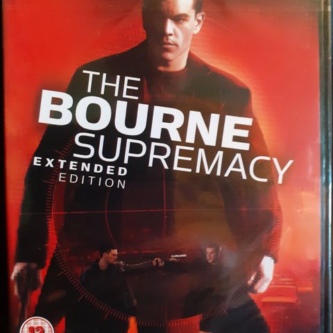 The Bourne Supremacy, extended edition, engelsk tekst, sone 4, forseglet