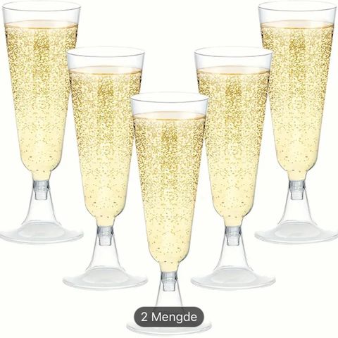 Engangs prosecco/champagne glass