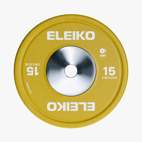 ELEIKO IWF Weightlifting Training Plate - 15 kg - 2 stk