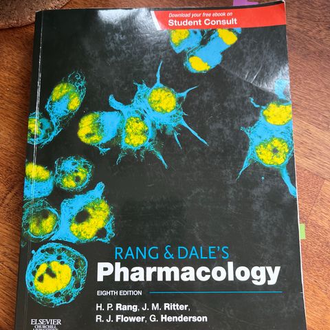 Farmakologi bok 8. utgave noe brukt, hentes eller sendes mot porto.