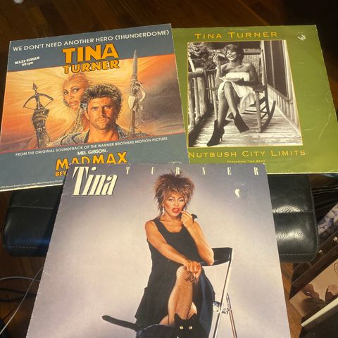 Tina Turner ** Tre plater vinyl ** LP