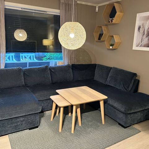 Sofa med to sjeselonger fra Møblia