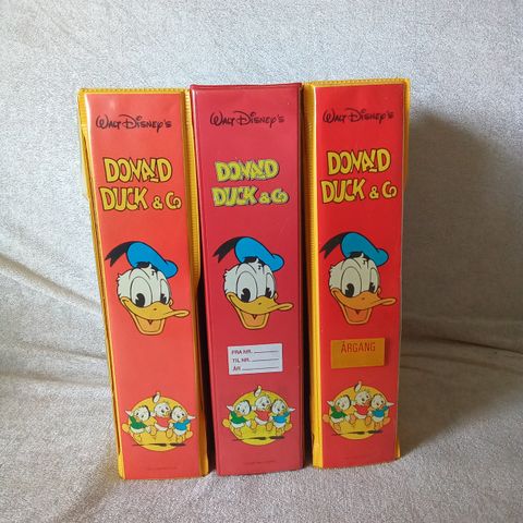 Donald Duck serier i perm 1986-87-93-94