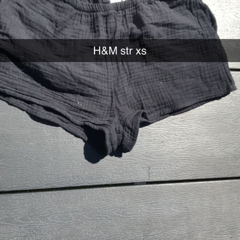 Shorts fra H&M str xs